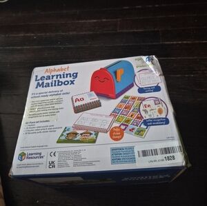 Alphabet Learning Mailbox Preschool Toy 26 Puzzles and Writing Activities